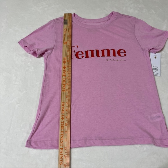 SPIRITUAL GANGSTER Womens FEMME Short Sleeve Tshirt Pink Size X-Small - Picture 8 of 8